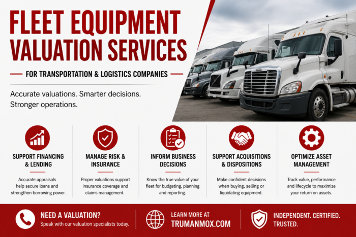 Fleet Equipment Valuation Services