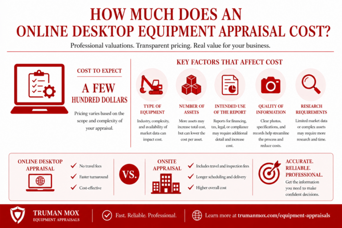 desktop equipment appraisal cost