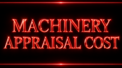 What does a machinery appraisal cost